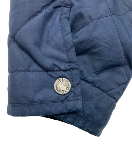POLO RALPH LAUREN（ポロ・ラルフローレン）POLO RALPH LAUREN (ポロ・ラルフローレン) キルティングハーフコート ネイビー サイズ:Lの古着・服飾アイテム