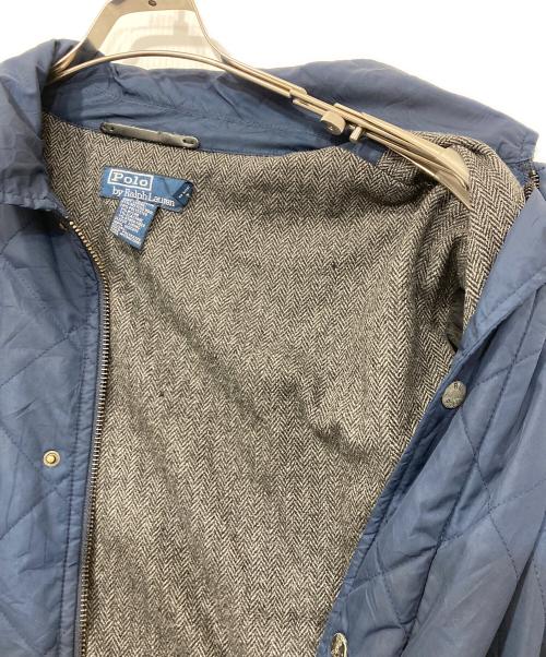 POLO RALPH LAUREN（ポロ・ラルフローレン）POLO RALPH LAUREN (ポロ・ラルフローレン) キルティングハーフコート ネイビー サイズ:Lの古着・服飾アイテム