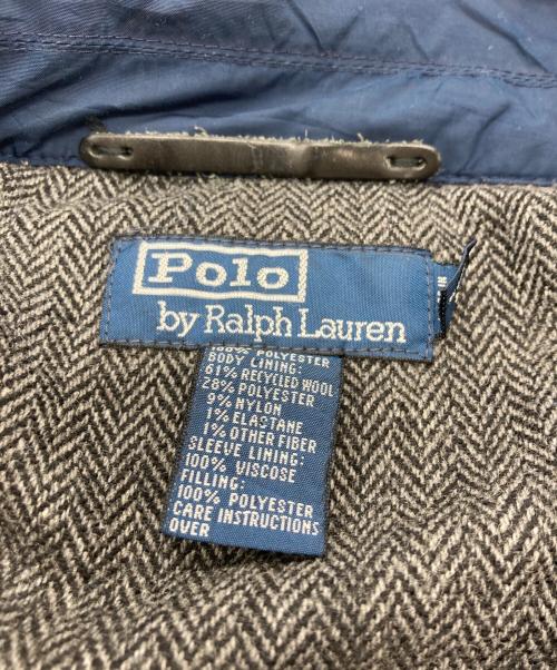 POLO RALPH LAUREN（ポロ・ラルフローレン）POLO RALPH LAUREN (ポロ・ラルフローレン) キルティングハーフコート ネイビー サイズ:Lの古着・服飾アイテム