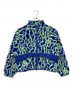 NIKEナイキ）の古着「シェルパAOPジャケット」｜グリーン×ブルー