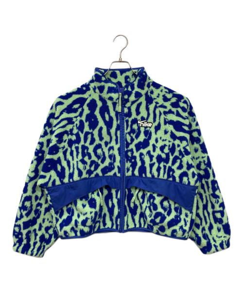 NIKE（ナイキ）NIKE (ナイキ) シェルパAOPジャケット グリーン×ブルー サイズ:Lの古着・服飾アイテム