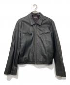POLO JEANS CO.ポロジーンズカンパニー）の古着「レザージャケット」｜ブラック