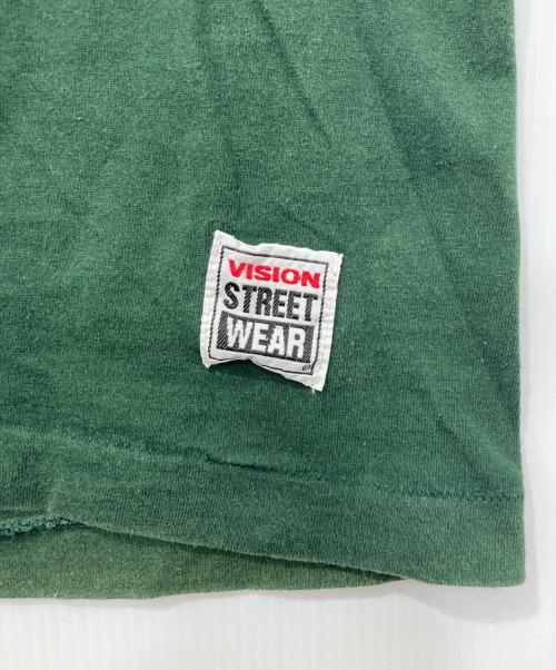 VISION STREET WEAR（ヴィションストリートウェアー）VISION STREET WEAR (ヴィションストリートウェアー) Tシャツ グリーン サイズ:Lの古着・服飾アイテム