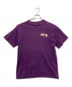 stussyステューシー）の古着「00's プリントTシャツ」｜パープル