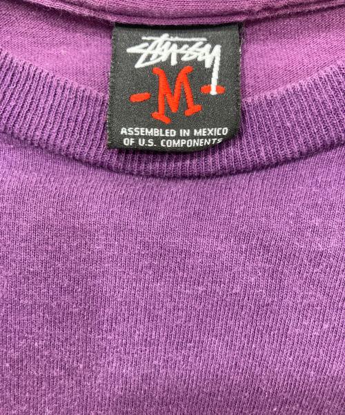 stussy（ステューシー）stussy (ステューシー) 00's プリントTシャツ パープル サイズ:Ｍの古着・服飾アイテム