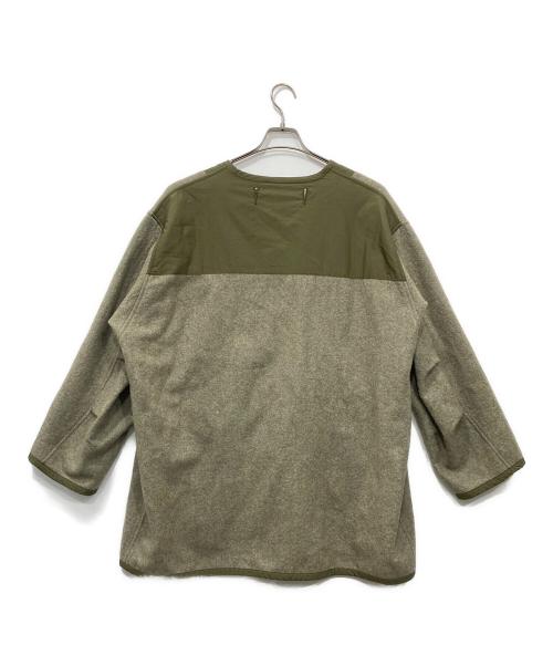 COMME des GARCONS JUNYA WATANABE MAN（コム デ ギャルソン ジュンヤ ワタナベ マン）COMME des GARCONS JUNYA WATANABE MAN (コム デ ギャルソン ジュンヤ ワタナベ マン) ウールツイル縮絨×綿エステルタイプライター ジャケット カーキ サイズ:Sの古着・服飾アイテム