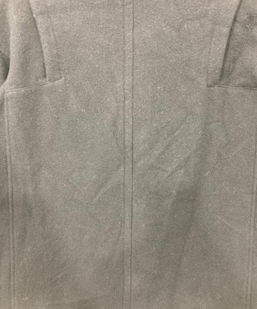 yohji yamamoto+noir（ヨウジヤマモトプリュスノアール）yohji yamamoto+noir (ヨウジヤマモトプリュスノアール) ウール混コート ブラック サイズ:2の古着・服飾アイテム