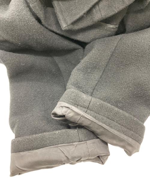 yohji yamamoto+noir（ヨウジヤマモトプリュスノアール）yohji yamamoto+noir (ヨウジヤマモトプリュスノアール) ウール混コート ブラック サイズ:2の古着・服飾アイテム