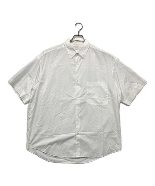 Graphpaper（グラフペーパー）Graphpaper (グラフペーパー) BROAD S/S OVERSIZED REGULAR COLLAR SHIRT/ブロード S/S オーバーサイズレギュラーカラーシャツ ホワイト サイズ:FREEの古着・服飾アイテム