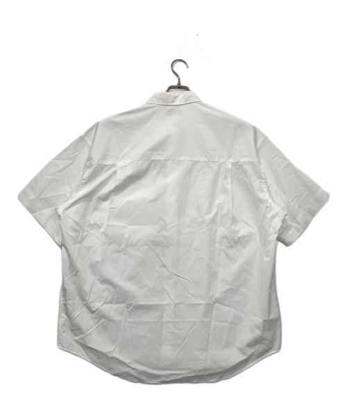 Graphpaper（グラフペーパー）Graphpaper (グラフペーパー) BROAD S/S OVERSIZED REGULAR COLLAR SHIRT/ブロード S/S オーバーサイズレギュラーカラーシャツ ホワイト サイズ:FREEの古着・服飾アイテム