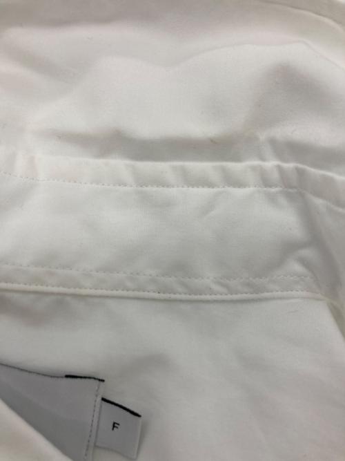 Graphpaper（グラフペーパー）Graphpaper (グラフペーパー) BROAD S/S OVERSIZED REGULAR COLLAR SHIRT/ブロード S/S オーバーサイズレギュラーカラーシャツ ホワイト サイズ:FREEの古着・服飾アイテム