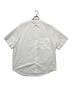 Graphpaper（グラフペーパー）の古着「BROAD S/S OVERSIZED REGULAR COLLAR SHIRT/ブロード S/S オーバーサイズレギュラーカラーシャツ」｜ホワイト