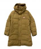 DANTONダントン）の古着「フード付きロングダウンコート」｜ブラウン