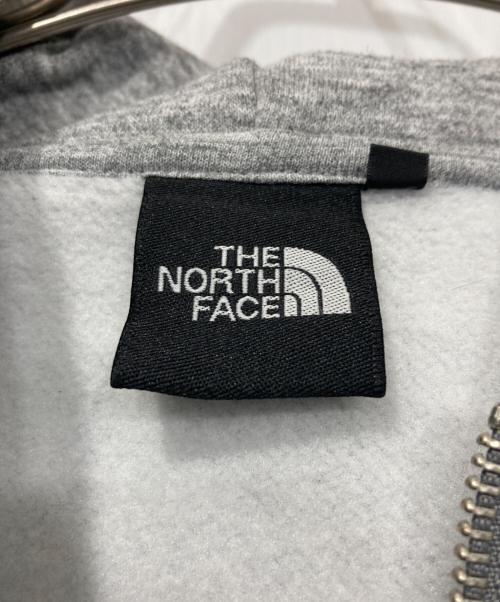 THE NORTH FACE（ザ ノース フェイス）THE NORTH FACE (ザ ノース フェイス) SQARE LOGO FULLZIP / スクエアロゴ フルジップ フーディー グレー サイズ:XLの古着・服飾アイテム
