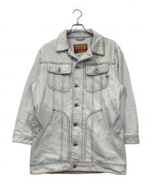 DIESEL（ディーゼル）の古着「De-Flaminia ベルテッド デニムジャケット」｜ブルー