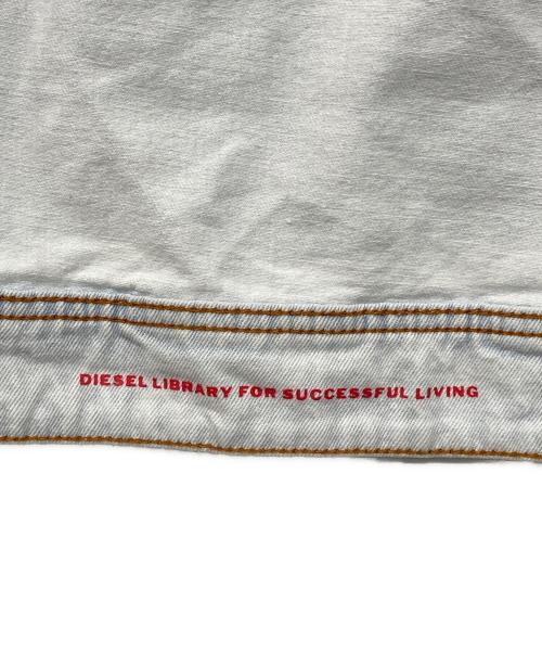 DIESEL（ディーゼル）DIESEL (ディーゼル) De-Flaminia ベルテッド デニムジャケット ブルー サイズ:Sの古着・服飾アイテム