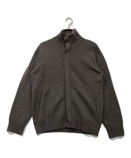 ISSEY MIYAKE MEN（イッセイミヤケメン）ISSEY MIYAKE MEN (イッセイミヤケメン) スタンドカラーカーディガン グレー サイズ:Lの古着・服飾アイテム