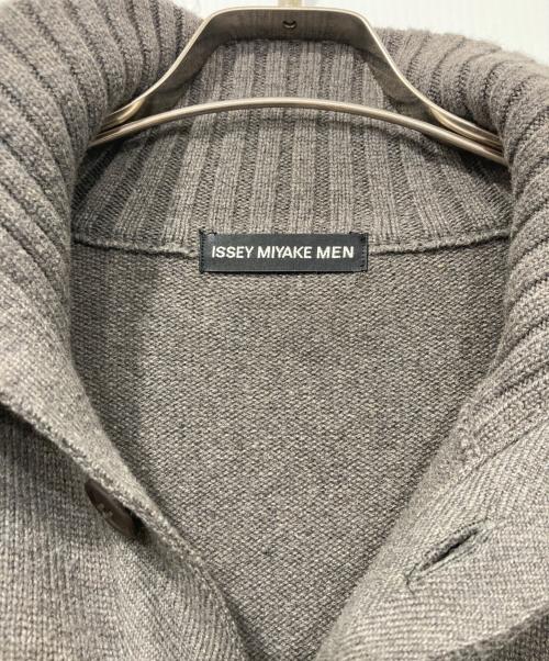 ISSEY MIYAKE MEN（イッセイミヤケメン）ISSEY MIYAKE MEN (イッセイミヤケメン) スタンドカラーカーディガン グレー サイズ:Lの古着・服飾アイテム