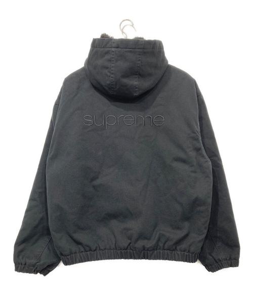 SUPREME（シュプリーム）SUPREME (シュプリーム) faux shearling lined bomber jacket ブラック サイズ:XXLの古着・服飾アイテム