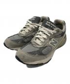 NEW BALANCEニューバランス）の古着「MR993GL スニーカー」｜グレー
