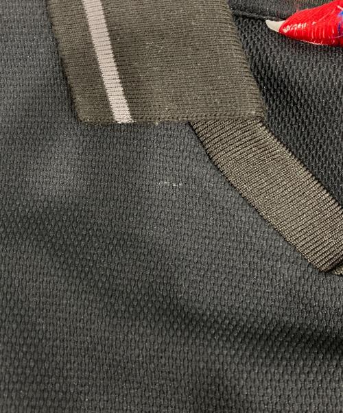 Gem SPORTSWEAR（ジェムスポーツウェア）Gem SPORTSWEAR (ジェムスポーツウェア) WITH COLLAR GAME SHIRTS/ウィズカラー ゲームシャツ ブラック×グレー サイズ:Ｍの古着・服飾アイテム