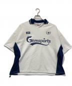 Gem SPORTSWEARジェムスポーツウェア）の古着「WITH COLLAR GAME SHIRTS」｜ホワイト