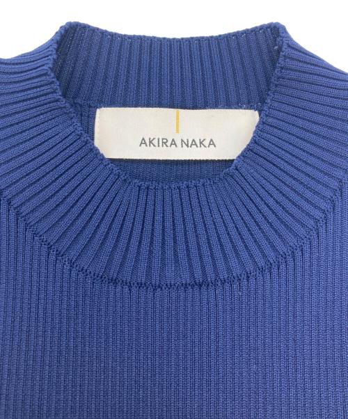 AKIRA NAKA（アキラナカ）AKIRA NAKA (アキラナカ) ノースリーブ変形 ニット ネイビー サイズ:FREEの古着・服飾アイテム