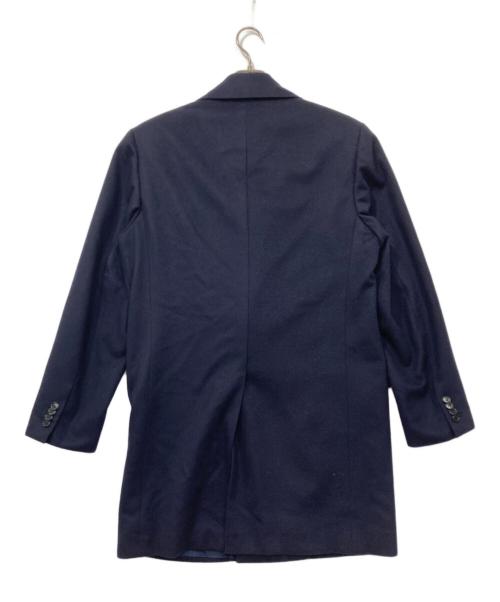 kiton（キートン）kiton (キートン) ダブルブレストカシミヤコート ネイビー サイズ:48の古着・服飾アイテム