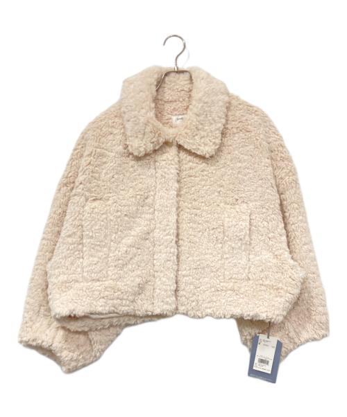 Snidel（スナイデル）Snidel (スナイデル) ショートボアコート/ブルゾン アイボリー サイズ:ONEの古着・服飾アイテム