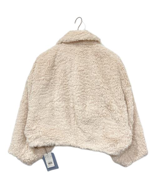 Snidel（スナイデル）Snidel (スナイデル) ショートボアコート/ブルゾン アイボリー サイズ:ONEの古着・服飾アイテム