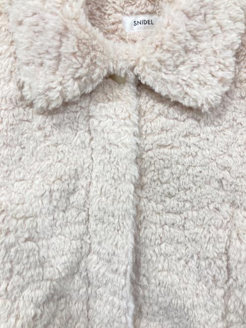 Snidel（スナイデル）Snidel (スナイデル) ショートボアコート/ブルゾン アイボリー サイズ:ONEの古着・服飾アイテム