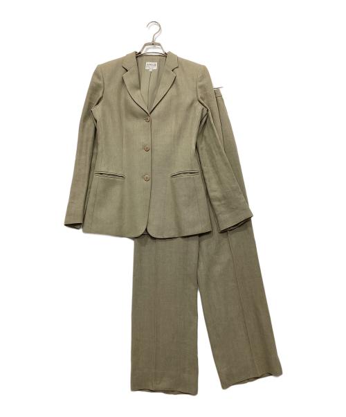 ARMANI COLLEZIONI（アルマーニ コレツィオーニ）ARMANI COLLEZIONI (アルマーニ コレツィオーニ) セットアップスーツ ベージュ サイズ:38の古着・服飾アイテム