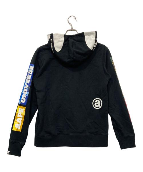 Aape BY A BATHING APE（エーエイプ バイ アベイシングエイプ）Aape BY A BATHING APE (エーエイプ バイ アベイシングエイプ) ジップパーカー ブラック サイズ:Mの古着・服飾アイテム