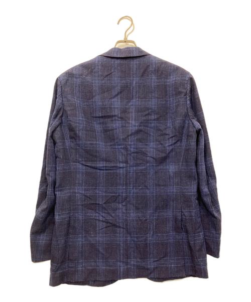 BEAMS F（ビームスエフ）BEAMS F (ビームスエフ) シャドウチェックジャケット ネイビー サイズ:50の古着・服飾アイテム