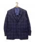 BEAMS F（ビームスエフ）の古着「シャドウチェックジャケット」｜ネイビー