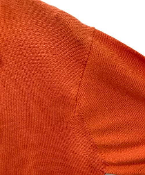 SOVEREIGN（ソブリン）SOVEREIGN (ソブリン) ニットポロシャツ オレンジ サイズ:Ｌの古着・服飾アイテム