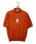 SOVEREIGN（ソブリン）の古着「ニットポロシャツ」｜オレンジ