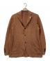 LARDINI（ラルディーニ）の古着「ウール混ヘリンボーンジャケット」｜ブラウン