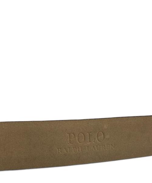 POLO RALPH LAUREN（ポロ・ラルフローレン）POLO RALPH LAUREN (ポロ・ラルフローレン) ウエスタンレザーベルト ブラック サイズ:Mの古着・服飾アイテム