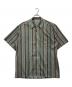 WACKO MARIA（ワコマリア）の古着「オープンカラーシャツ/STRIPED OPEN COLLAR SHIRT(TYPE-2)」｜グリーン
