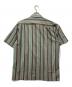 WACKO MARIA (ワコマリア) オープンカラーシャツ/STRIPED OPEN COLLAR SHIRT(TYPE-2) グリーン サイズ:XL：16000円