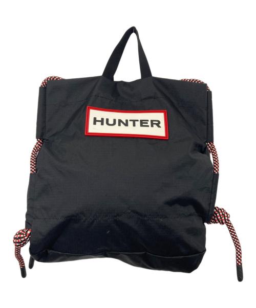 HUNTER（ハンター）HUNTER (ハンター) トラベル リップストップ リサイクル ナイロン トート バッグ ブラックの古着・服飾アイテム
