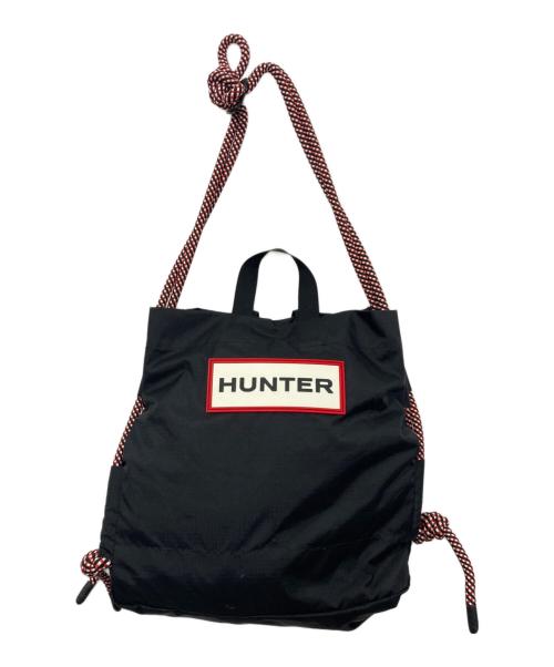HUNTER（ハンター）HUNTER (ハンター) トラベル リップストップ リサイクル ナイロン トート バッグ ブラックの古着・服飾アイテム