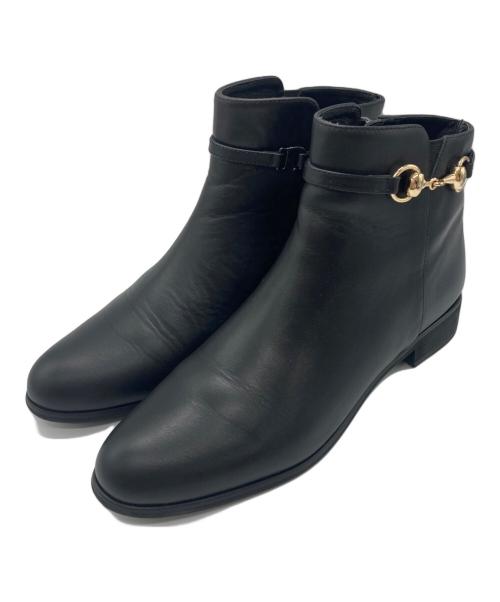 卑弥呼（ヒミコ）卑弥呼 (ヒミコ) ビットモチーフショートブーツ ブラック サイズ:24の古着・服飾アイテム