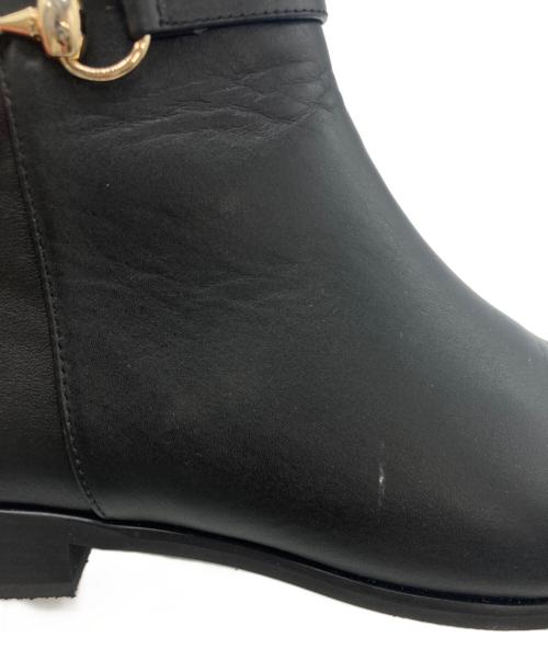 卑弥呼（ヒミコ）卑弥呼 (ヒミコ) ビットモチーフショートブーツ ブラック サイズ:24の古着・服飾アイテム