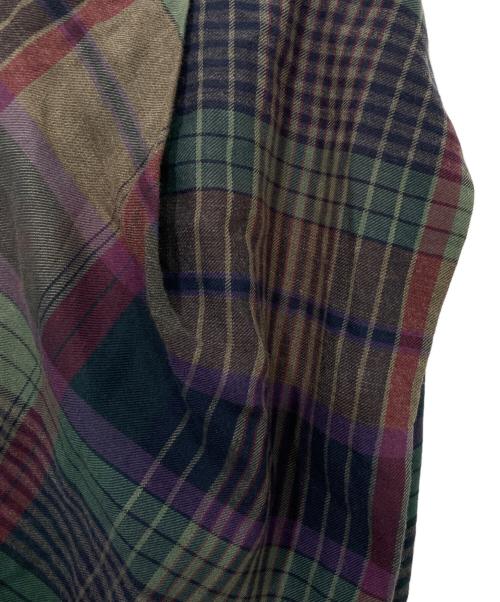 Vivienne Westwood RED LABEL（ヴィヴィアンウエストウッドレッドレーベル）Vivienne Westwood RED LABEL (ヴィヴィアンウエストウッドレッドレーベル) タータンチェック変形スカート グリーン×パープル サイズ:38の古着・服飾アイテム