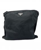 PRADAプラダ）の古着「ナイロンショルダーバッグ」｜ブラック