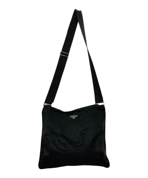 PRADA（プラダ）PRADA (プラダ) ナイロンショルダーバッグ ブラック サイズ:-の古着・服飾アイテム