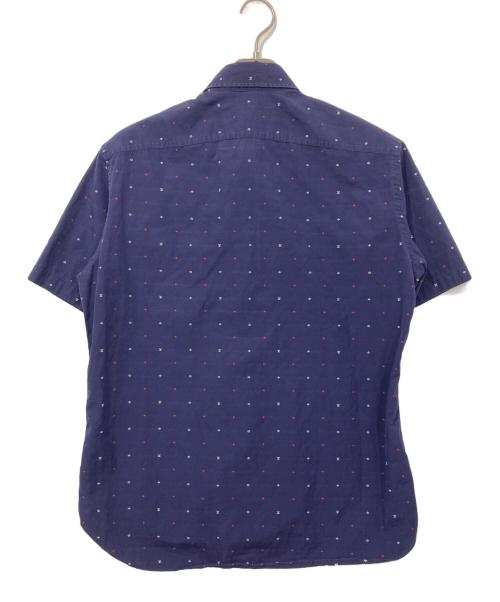 LOUIS VUITTON（ルイ ヴィトン）LOUIS VUITTON (ルイ ヴィトン) モノグラム刺繍シャツ ネイビー サイズ:Lの古着・服飾アイテム
