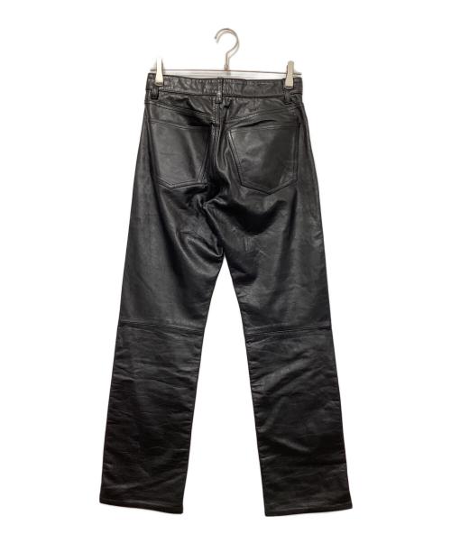 GAP（ギャップ）GAP (ギャップ) boot fit LEATHER PANTS ブラック サイズ:W28の古着・服飾アイテム